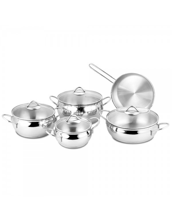 5 Pcs Stainless Steel Kitchen Cookware Set RL-CK001