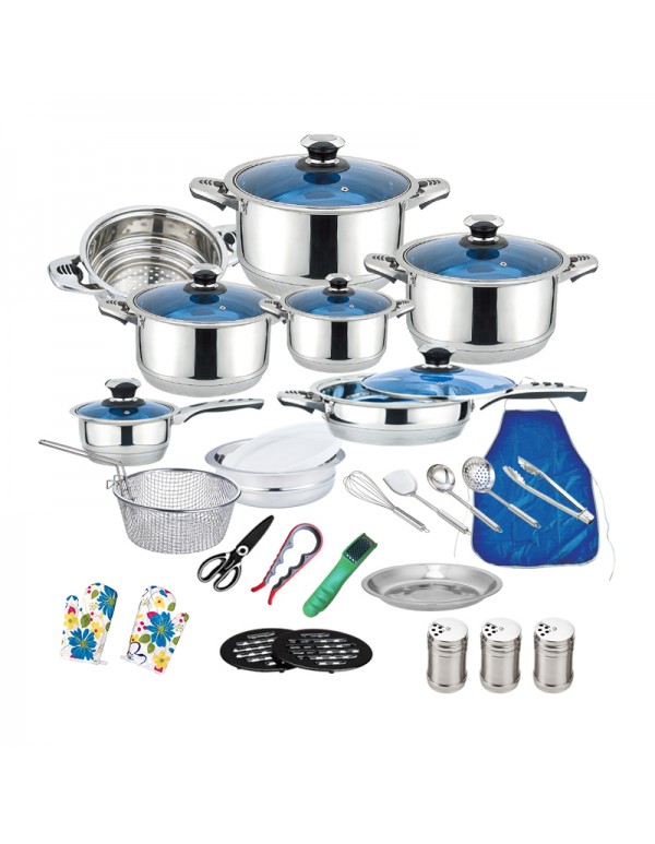 32 Pcs Stainless Steel Kitchen Cookware Set RL-CK014