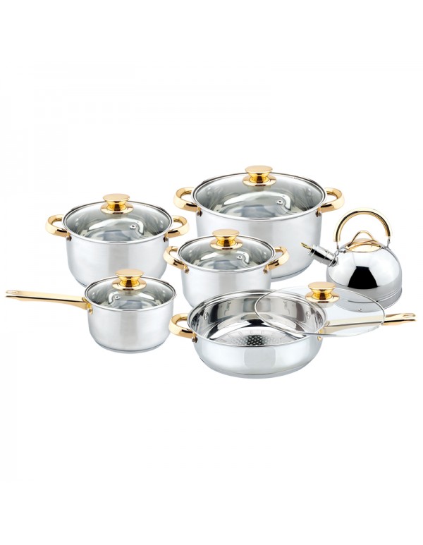 6 Pcs Stainless Steel Kitchen Cookware Set RL-CK018