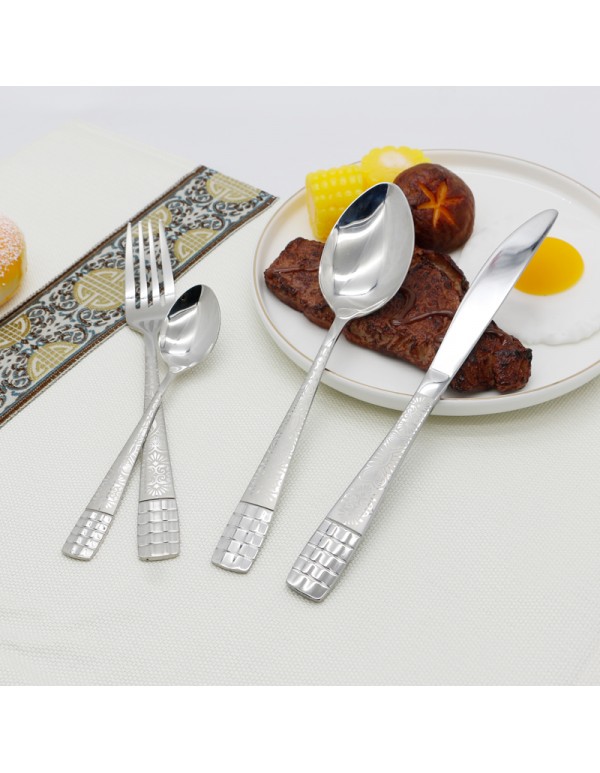 High Quality Stainless Steel Cuterly Set Spoon Folk And Table Knife Various Combination With Optional Giftbox RL-TW0001L-3