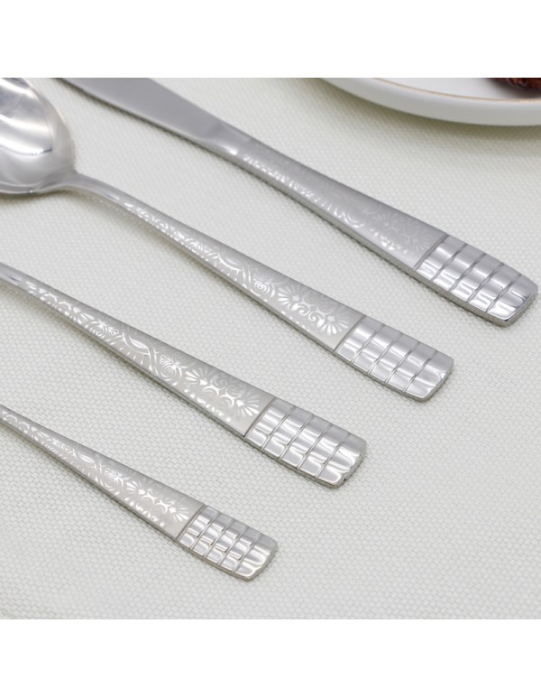 High Quality Stainless Steel Cuterly Set Spoon Folk And Table Knife Various Combination With Optional Giftbox RL-TW0001L-3