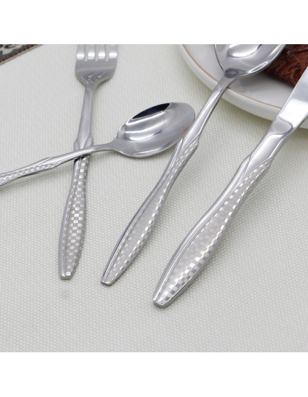 High Quality Stainless Steel Cuterly Set Spoon Folk And Table Knife Various Combination With Optional Giftbox RL-TW0013L-5