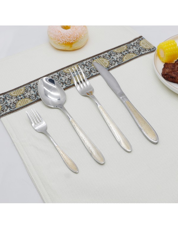 High Quality Stainless Steel Cuterly Set Spoon Folk And Table Knife Various Combination With Optional Giftbox RL-TW00318G