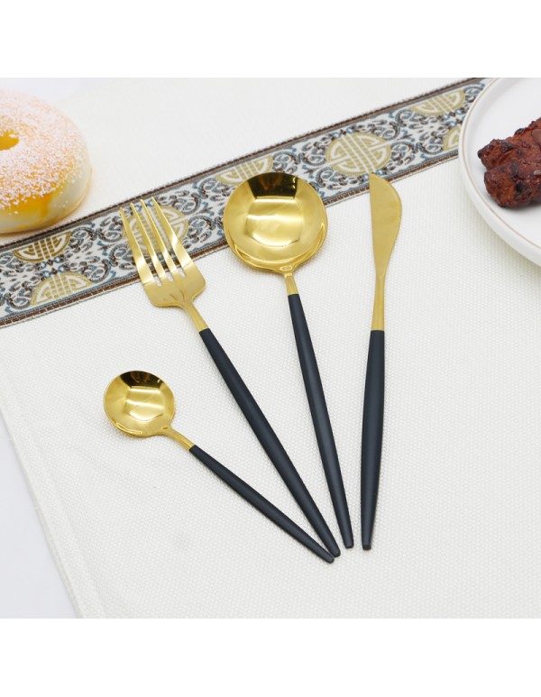 High Quality Stainless Steel Cuterly Set Spoon Folk And Table Knife Various Combination With Optional Giftbox RL-TW0322TC