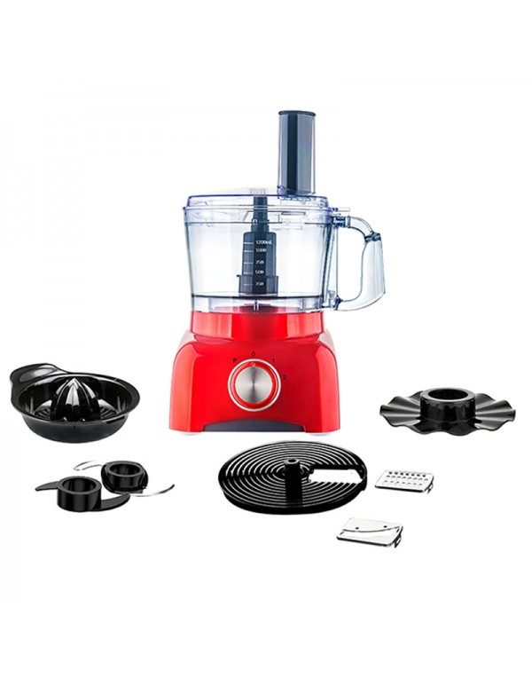 7 In 1 Home Use Electronic Stainless Steel Multi-Functional Food Processor Set RL-363