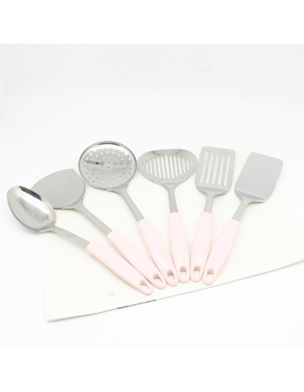 Stainless Steel And Plastic Material Home And Industry Use Kitchen Utensils And Gadgets Set With Stand RL-KU003