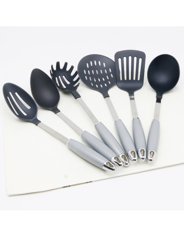 Stainless Steel And Plastic Material Home And Industry Use Kitchen Utensils And Gadgets Set With Stand RL-KU004
