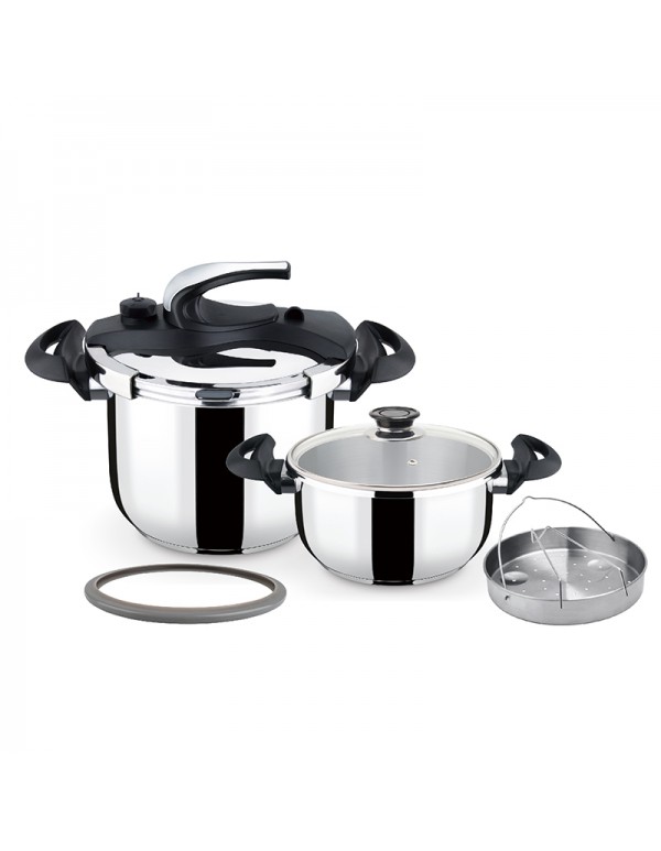 Stainless Steel Steam High Pressure Cooker Industrial Food Cooker RL-PC006